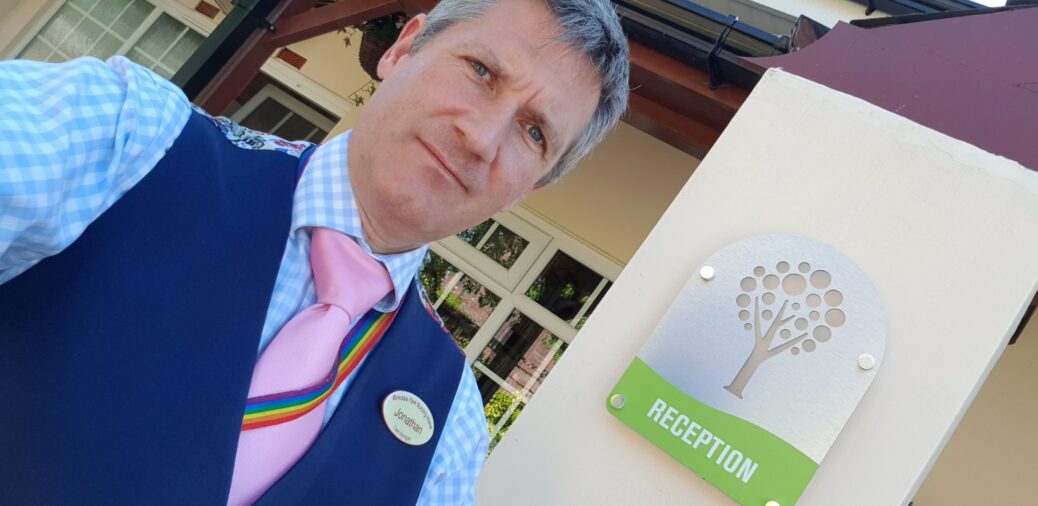 Jonathan Cunningham MBE, the Registered Care Manager at