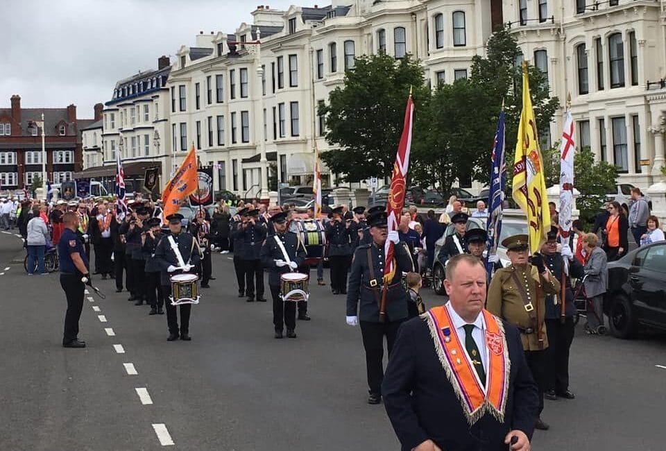 The Orange Lodge Parade in Southport. Photo by Andrew Brown Media